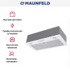 Встраиваемая кухонная вытяжка MAUNFELD Crosby Singl 5028 белый