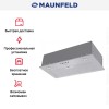 Встраиваемая кухонная вытяжка MAUNFELD Crosby Singl 60 нержавеющая сталь