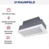 Встраиваемая кухонная вытяжка MAUNFELD Galaxy 60 белый