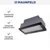 Встраиваемая кухонная вытяжка MAUNFELD Galaxy 60 черный