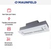 Встраиваемая кухонная вытяжка MAUNFELD Galaxy 90 белый