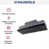 Встраиваемая кухонная вытяжка MAUNFELD Galaxy 90 черный