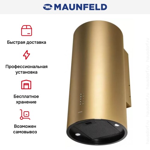Кухонная вытяжка MAUNFELD Lee Wall 39 золотой