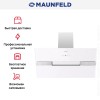 Кухонная вытяжка MAUNFELD Mersey 90 белый\вставка сатин