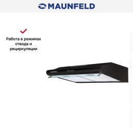 Кухонная вытяжка MAUNFELD MP-1 60 черный