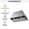 Встраиваемая кухонная вытяжка MAUNFELD TRAPEZE 602M черный