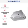 Встраиваемая кухонная вытяжка MAUNFELD TRAPEZE 602M нержавеющая сталь