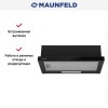 Встраиваемая вытяжка Maunfeld Clyde 60 черное стекло