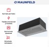 Встраиваемая вытяжка Maunfeld Crosby Hardy 1000Push нержавеющая сталь