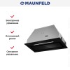 Встраиваемая вытяжка Maunfeld Trapeze 602SGG черный