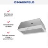 Встраиваемая вытяжка Maunfeld TRAPEZE 603EM белый