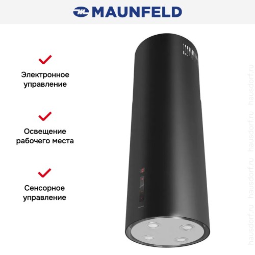 Вытяжка Maunfeld LEE ISLA (sensor) 39 Black