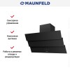 Вытяжка Maunfeld MANCHESTER Light 90 Black Glass Black