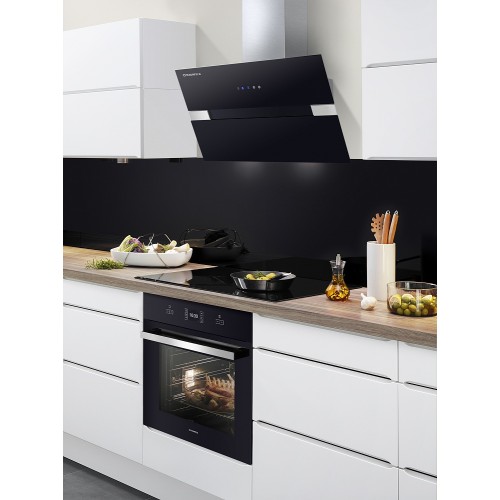 Вытяжка Maunfeld MERSEY 90 Inox Glass Black