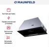 Встраиваемая вытяжка Maunfeld Nebula 60 Glass черный