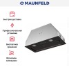 Встраиваемая вытяжка MAUNFELD TRAPEZE 602IG черный