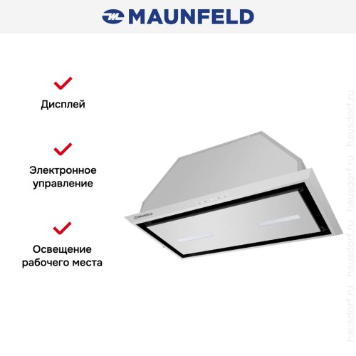 Встраиваемая вытяжка Maunfeld Urania 53 INOX