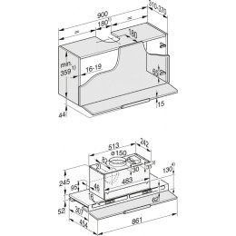 Встраиваемая вытяжка Miele DAS 8930