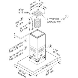 Вытяжка Miele DA 6698 D Stainless Steel Puristic Edition 6000