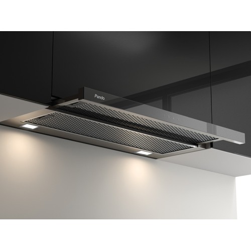 Встраиваемая вытяжка Pando IES/90 IX TOUCH CT NEGRO 850 SEC