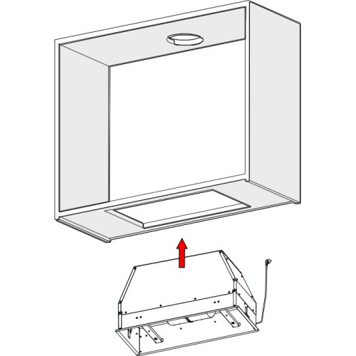 Встраиваемая вытяжка Pando NEO/78 INOX V. 830 SEC