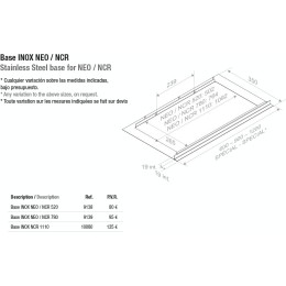 Встраиваемая вытяжка Pando NEO/78 INOX V. 830 SEC