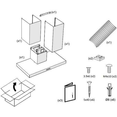 Вытяжка Pando P-823/90 IX V.850 SEC