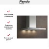 Настенная вытяжка Pando P-825/60 INOX V.850 SEC