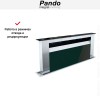 Встраиваемая в столешницу вытяжка Pando E-350/90 IX-CR NE 1350 INT/EXT
