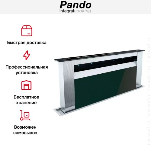 Встраиваемая в столешницу вытяжка Pando E-350/90 IX-CR NE 1350 INT/EXT