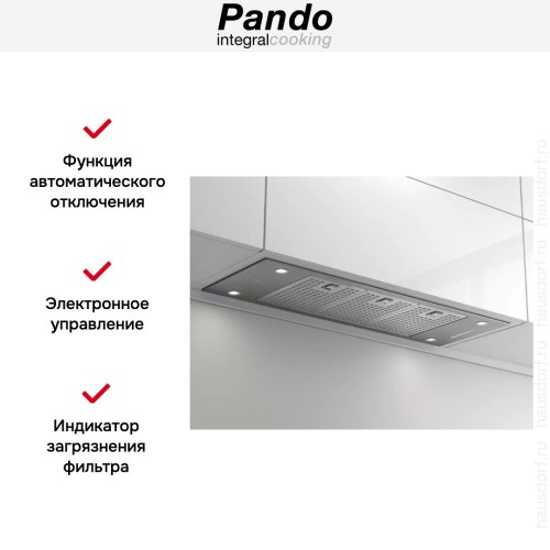 Встраиваемая вытяжка Pando EVO/580.11 INOX V.850 SEC