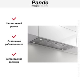 Встраиваемая вытяжка Pando EVO/580.11 INOX V.850 SEC