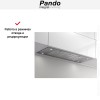 Встраиваемая вытяжка Pando EVO/580.11 INOX V.850 SEC