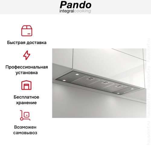Встраиваемая вытяжка Pando EVO/580 INOX V.1050 ECO PLUS