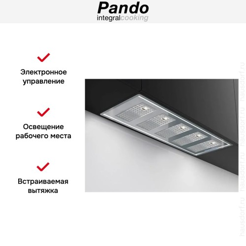 Встраиваемая вытяжка Pando GTI/725 INOX V.850 SEC