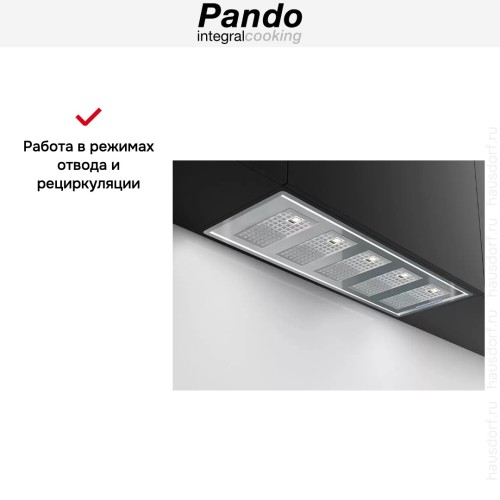 Встраиваемая вытяжка Pando GTI/810 INOX V.850 SEC
