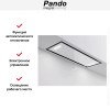 Встраиваемая вытяжка Pando NCR/111 IX-CR.BLANCO V.850 SEC