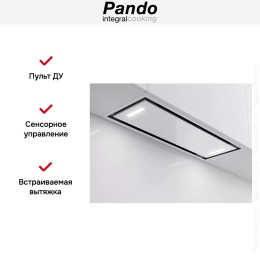 Встраиваемая вытяжка Pando NCR/111 IX-CR.BLANCO V.850 SEC