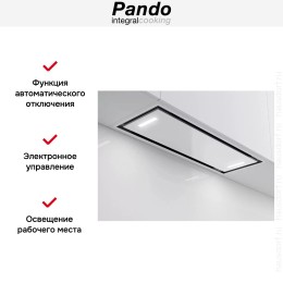 Встраиваемая вытяжка Pando NCR/52 IX-CR.BLANCO V.850 SEC