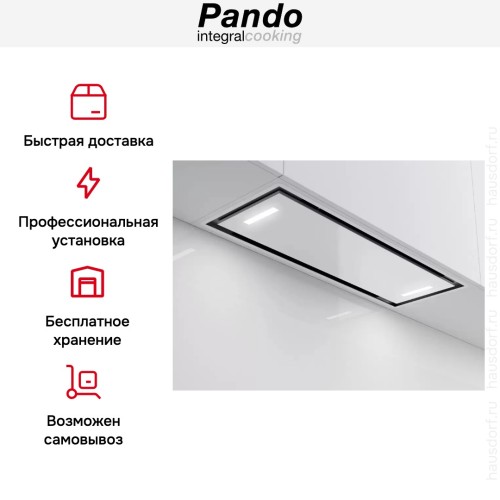 Встраиваемая вытяжка Pando NCR/52 IX-CR.BLANCO V.850 SEC