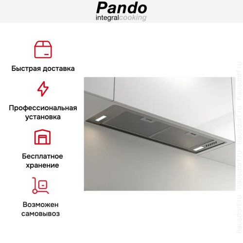 Встраиваемая вытяжка Pando NEO/78 INOX V.850 SEC