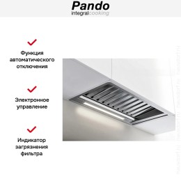 Встраиваемая вытяжка Pando PRO/52 INOX V.850 SEC