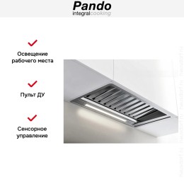 Встраиваемая вытяжка Pando PRO/52 INOX V.850 SEC