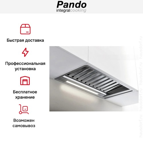 Встраиваемая вытяжка Pando PRO/52 INOX V.850 SEC
