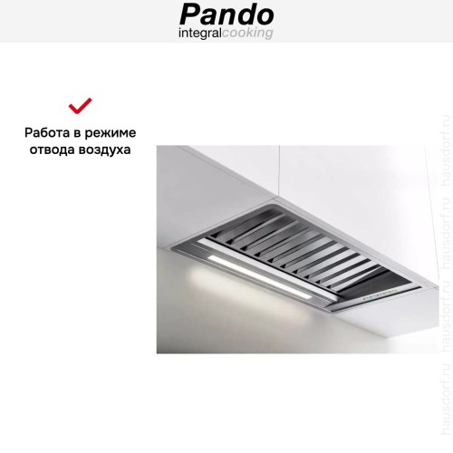 Встраиваемая вытяжка Pando PRO/85 INOX V.1050 SEC PLUS