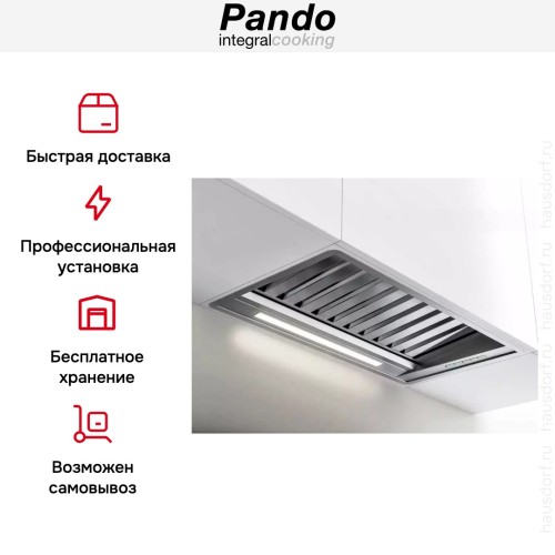 Встраиваемая вытяжка Pando PRO/85 INOX V.1050 SEC PLUS