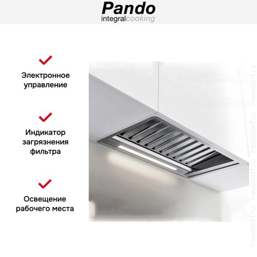 Встраиваемая вытяжка Pando PRO/85 INOX V.850 SEC