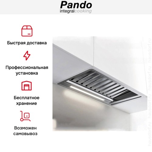 Встраиваемая вытяжка Pando PRO/85 INOX V.850 SEC