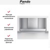 Встраиваемая вытяжка Pando TIL/90 IX V.1050 SEC PLUS