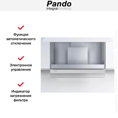 Встраиваемая вытяжка Pando TIS/60 CR.BLANCO V.850